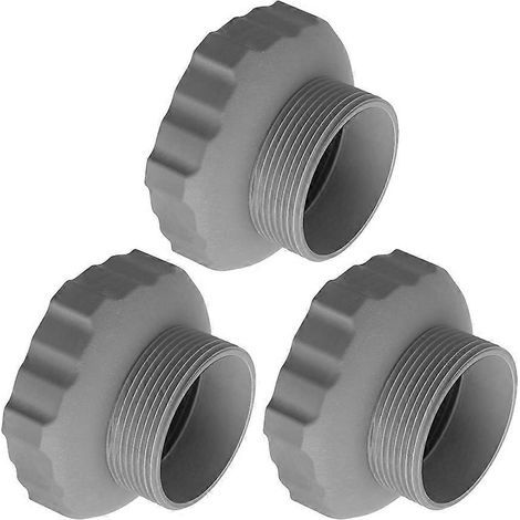 Lot de 3 adaptateurs de tuyau 11239 pour aspirateur de piscine, adaptateurs de tuyau pour skimmer de piscine et accessoires de piscine. (1/5)