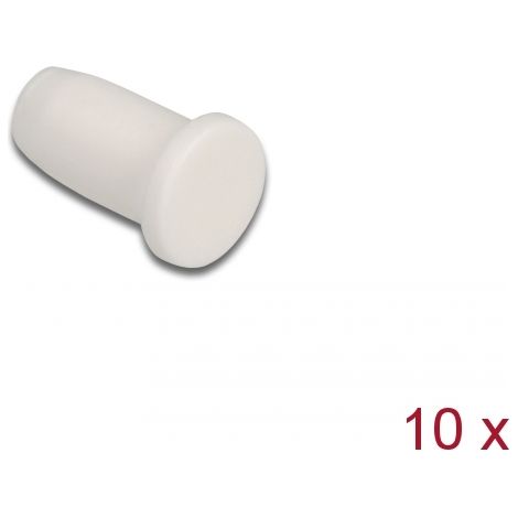 Delock CapuchÃ³n de fibra Ã³ptica para el conector con casquillo de 1,25 mm 10 piezas blancas
