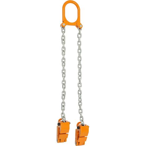 Paranco a catena da 1000 kg  Pinza di sollevamento multifunzione da 1T  Paranco a catena da 2000 libbre  Giallo  Resistente  Sollevatore verticale per fusti