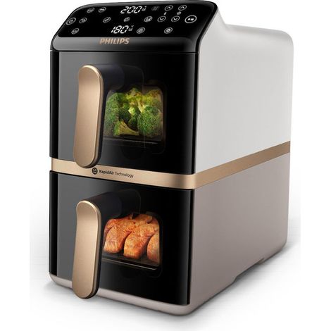 Apparecchio di cottura Philips na462/80 2750W 10L doppio cestello