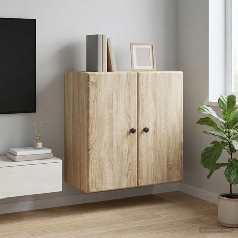 vidaXL Armoire Murale Chêne Sonoma 59 x 31 x 60 cm Bois d'ingénierie