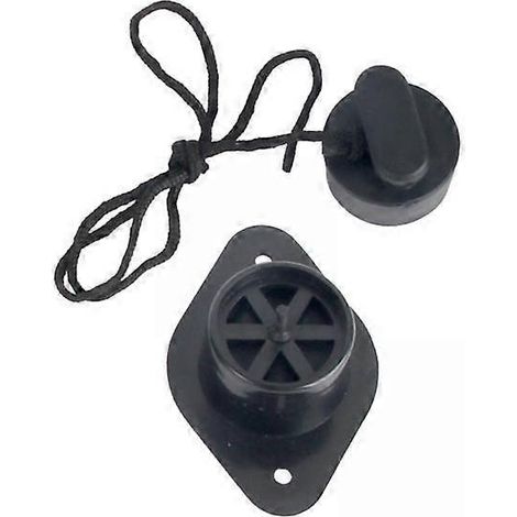 4x Valve de vidange pour bateau gonflable, en PVC léger avec cordon de traction, matelas pneumatiques robustes (1/5)