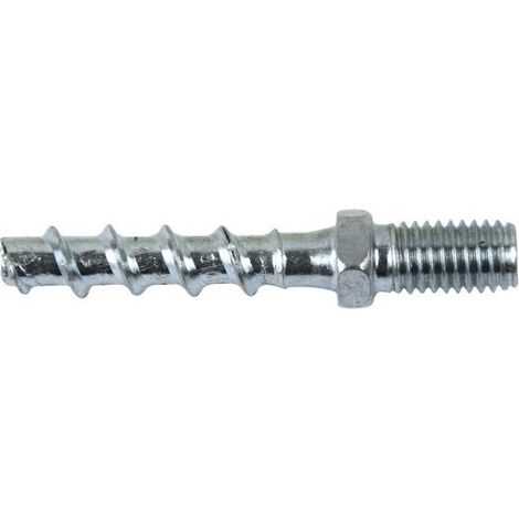 Vis béton Tête FILETEE MALE 6X55 Acier zingué-1 pièce