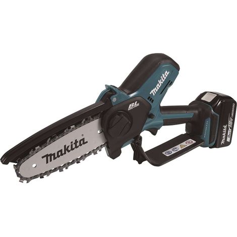 Makita Attrezzature da giardino - 18V AKU sega per potatura 15 cm, 1x batteria Li-ion LXT 3,0 Ah, caricabatterie DUC150SF01