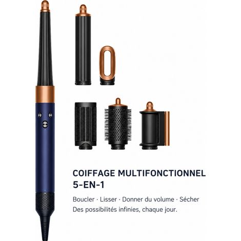 Brosse soufflante et fer à boucler multifonction HS08 Bleu Prusse réf 3805 19,5 × 17,5 × 40 cm 2 kg – Livraison gratuite