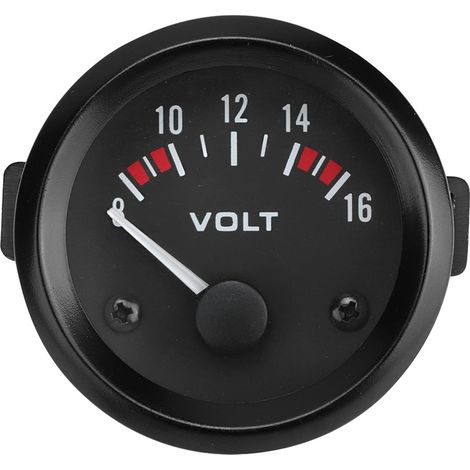 Voltmetro universale per auto 12V Puntatore universale 2" 52mm Volt Voltmetro Indicatore Voltmetro Indicatore