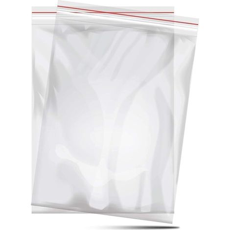 Sac en plastique transparent avec fermeture éclair – Emballage en plastique transparent – Sac transparent avec fermeture éclair (1/5)