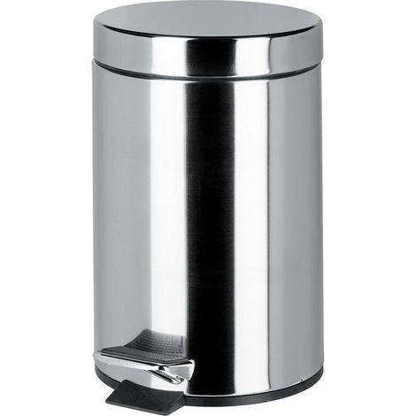 Geesa Hotel Poubelle à pédale indépendante 3 litres Chrome (1/2)