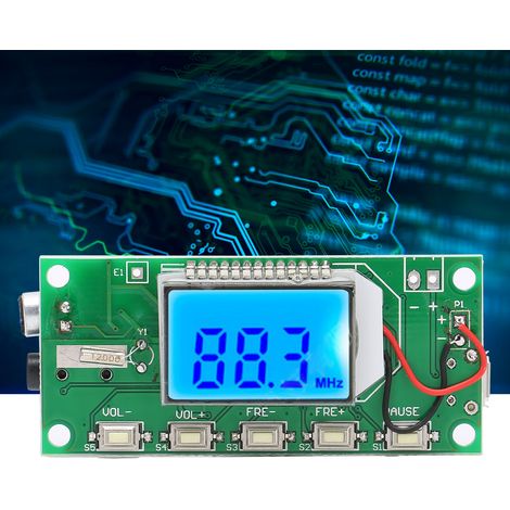 Module émetteur FM 87-108 MHz, mini radio FM numérique. (1/5)