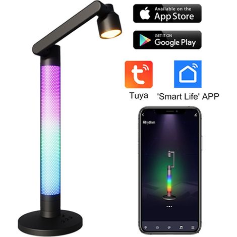 Tuya Lampada a LED da Scrivania 2 in 1 Smart WiFi RGBIC (1/5)