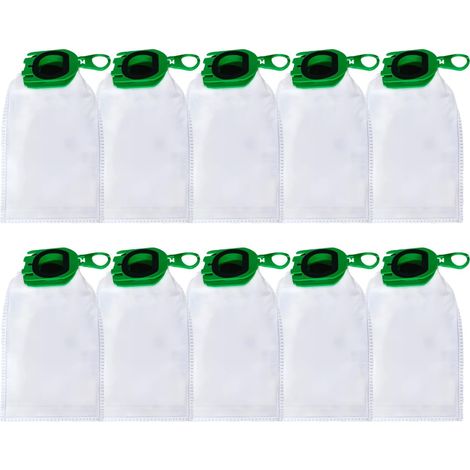10 Sacs d'Aspirateur pour Vorwerk Kobold VB100 FP100 Aspirateur, Sac À Poussière de Rechange pour Vorwerk Kobold VB 100 FP 100 Aspirateur (1/5)