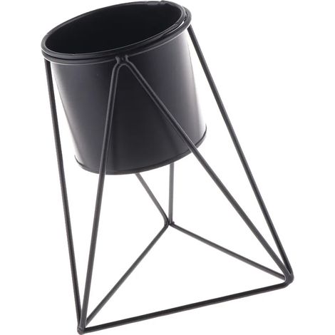 Support pour plantes en fer pot de fleurs de jardin jardinire (1/5)