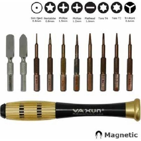 Jeu De Tournevis Multifonctions 10 Embouts Torx Réparation De Téléphone Portable Smartphone Pc