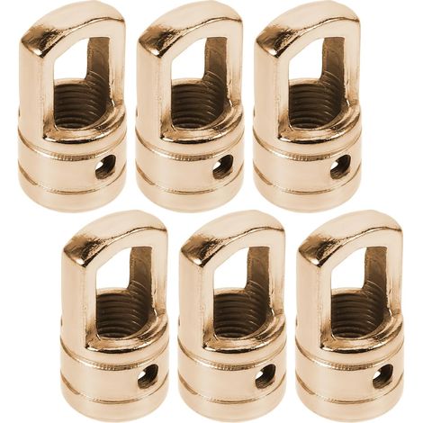 10 anneaux de plafond en fer pour suspensions lumineuses, filetage M10 (1/5)