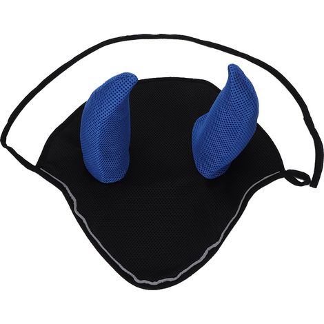Bonnet D Oreille Pour Cheval En Maille Respirante Avec Voile Anti Mouches Pour Équitation Compétition Et Loisir - Noir (1/5)