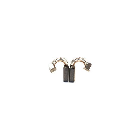 Set aus 2 anpassbaren Kohlen für Legna. Abmessungen: 5 x 5 x 15 mm.