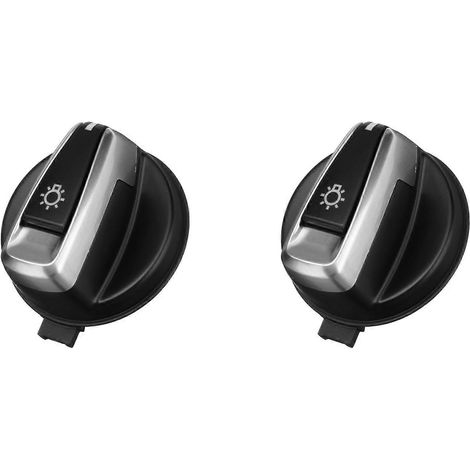 2 boutons de rotation pour commutateur de phares avant (référence 9169405 ou 61319169405) pour BMW Série 3 E90 E91 LCI et X1 E84 E88 E82 (1/5)