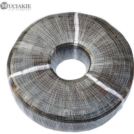 Tuyau d'arrosage de jardin (5 m) en PVC 4/7 mm pour micro-irrigation goutte à goutte, idéal pour les plantes et les fleurs.
