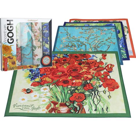 4er-Set Tischsets VAN Gogh Carmani Geschenkset (1/5)