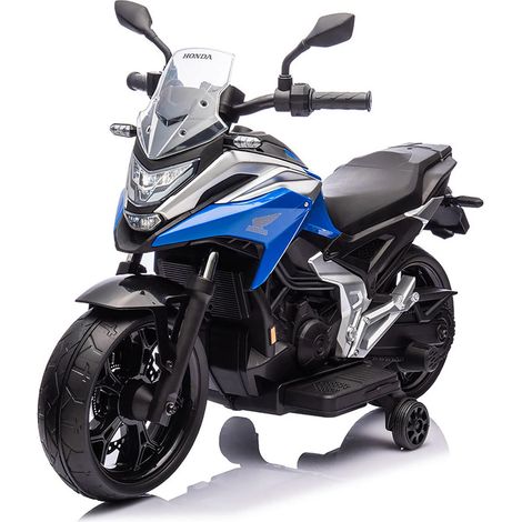 Moto Elettrica per Bambini Licenza Ufficiale Honda NC750X 12V 4,5Ah Blu