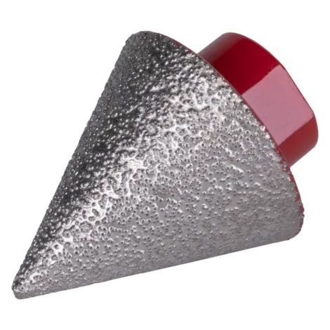 Fresa conica diamantata m14 dm 2 - 35 mm per gres porcellanato e ceramica