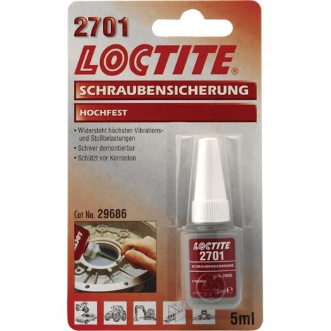 LOCTITE 2701 Hochfeste Schraubensicherung 50ml Flasche