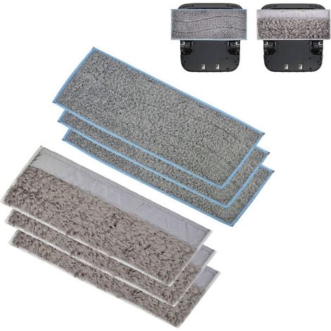 Accesorios para fregonas húmedas y secas para iRobot Braava / Jet / M6, especificaciones: juego de 6 piezas (3 paños secos + 3 paños húmedos) (1/4)