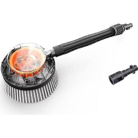 Brosse de nettoyage de surface, brosse de lavage auto, compatible avec Karcher K2 K3 K4 K5 K6 K7, accessoire pour nettoyeur haute pression (1/2)