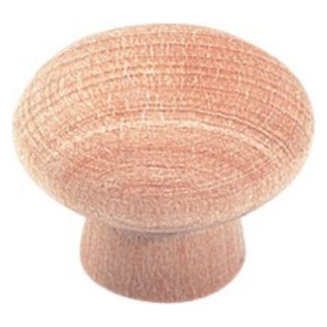 Bouton simple diamètre 25 mm bois brut CADAP 6525 1S