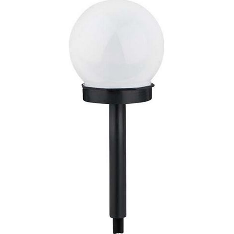 Lampioncino segnapassi Led Globe 0,006W Nero con pannello solare IP44 Bianco freddo 6500K con sensore crepuscolare Aigostar (1/5)