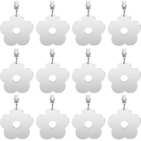 Poids pour nappes, 12 poids extra lourds pour nappes, poids pour nappes de jardin et d'extérieur (1/4)