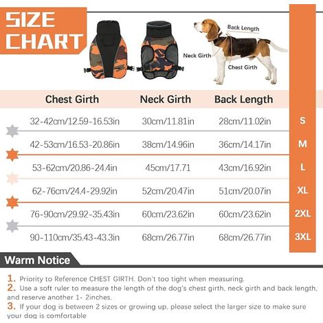 Manteau d'hiver Chien, Veste ImperméAble Chien, Veste d'hiver Chaude Doublure Polaire, Manteau RéFlecteur Ajustable Confortable Trou Harnais Petits Moyens Chien (1/4)