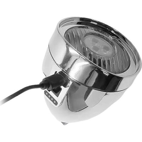 Wiederaufladbarer Retro-Fahrradscheinwerfer mit USB-C-Anschluss, klassische Frontleuchte für Mountainbikes, 3 LEDs, Stirnlampe für Rennräder, Fahrradzubehör (1/5)