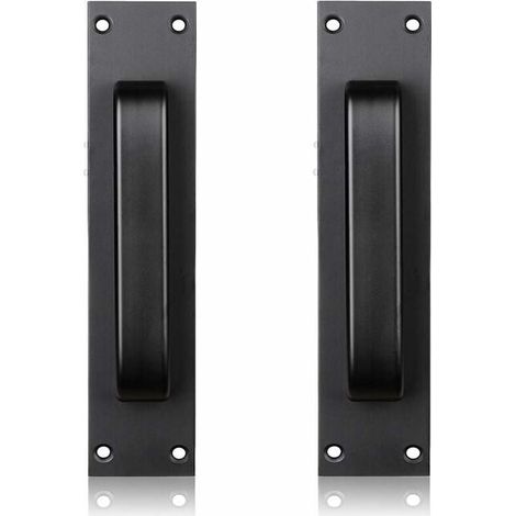 Furniture Handle, Black Sliding Door Handle for Kitchen/Furniture/Cupboard/Cabinet/Drawer for Swing Door MUMU (1/4)