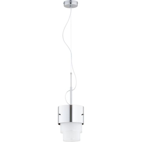 Suspension moderne blanc/argent triple abat-jour E27 15W (1/2)
