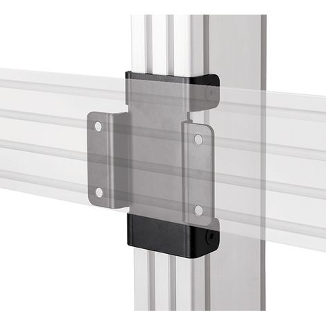 B-TECH BT8380-JPK - Plaque murale - Noir - Acier - 140,8 mm - 57 mm - 158 mm (BT8380-JPK/B)