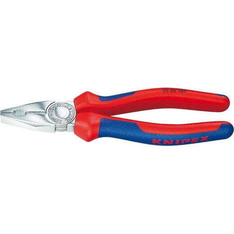 KNIPEX 03 05 200 Pinza universale con manici comfort cromata 200 mm