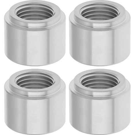 Lot de 4 Douilles Filetées en Aluminium G1/4" pour Raccord de Soudure de Réservoir (1/5)
