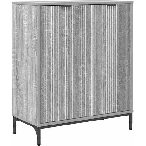 Aparador Gris Sonoma 69,5 x 33 x 82 cm Madera de ingeniería vidaXL (1/5)