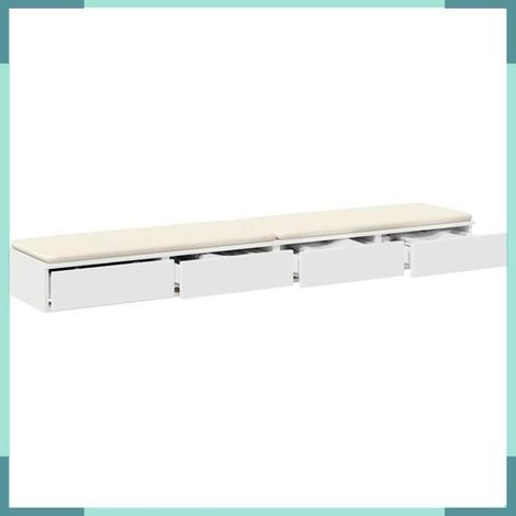 866915 Tiroirs de lit Blanc 200 x 36,5 x 16,5 cm Bois d'ingénierie (1/5)