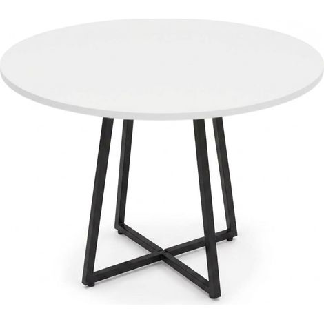 Runder Tisch auf Kreuzfuß, Ø 80 cm x 72 cm (1/5)