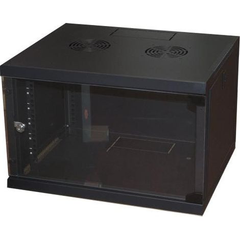 Link Accessori LK1907UN armario rack 6U Bastidor de pared Negro