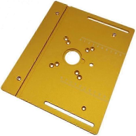 Élévateur de défonceuse pour moteurs de 65 mm de diamètre, plaque d'insertion pour table de défonceuse en bois, base élévatrice en bois (1/5)