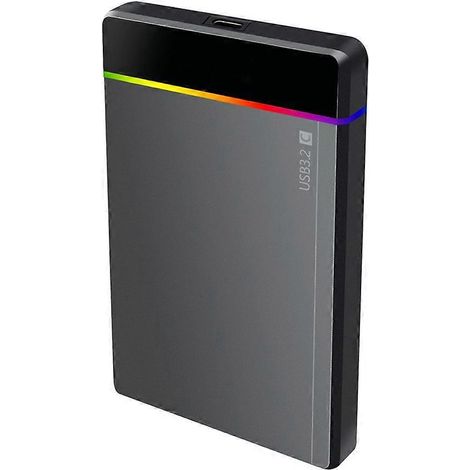Boîtier pour disque dur externe SATA vers USB 3.2 Gen1 5 Gbit/s, noir (1/5)