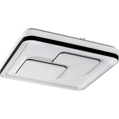 Plafoniera LED 40W 48,5cm nera effetto stelle Rabalux Hecate (1/5)