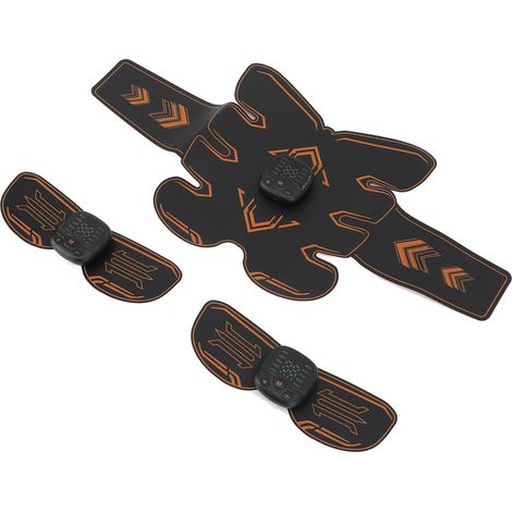 Ceinture abdominale de tonification musculaire, appareil portable pour sculpter vos abdominaux, couleur orange. (1/5)