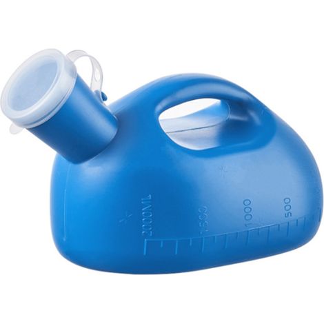 Urinoir de camping portable avec entonnoir et sac, bouteille d'urine pour voyage, pot de secours unisexe adulte enfant, poche de collecte pour voiture, embouteillage, randonnée (1/3)