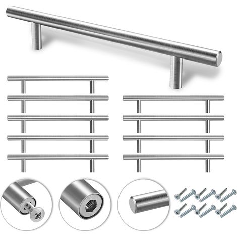 Randaco Schrankgriff Möbelgriffe Küchengriffe Türgriff Küchengriff 156x96x12MM 10 Stück (1/5)