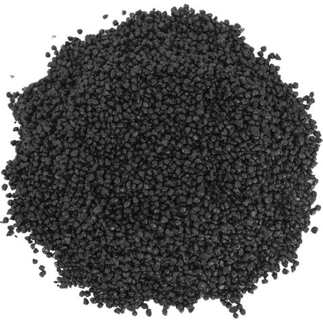 25 kg Schwarzer Quarzkies (1-2 mm) – Bodengrund für Aquarien