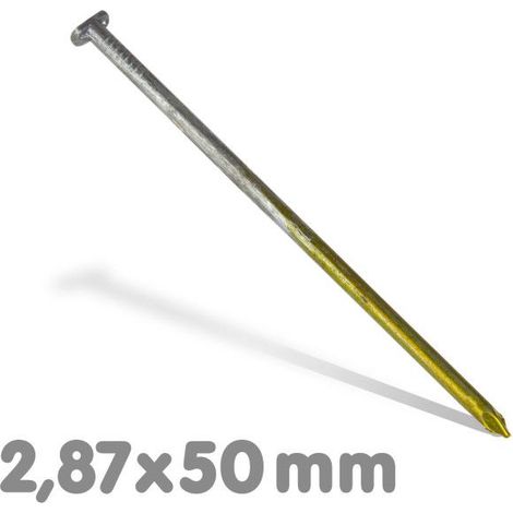 Clous pour cloueuse D18556 - 2,87 x 50 mm - 34°